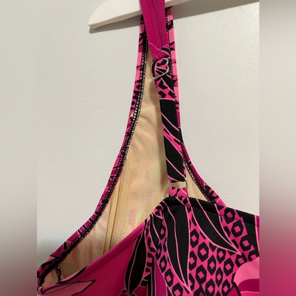 TROPICAL ESCAPE cocao wave Pink Swim Tankini - Picture 7 of 13